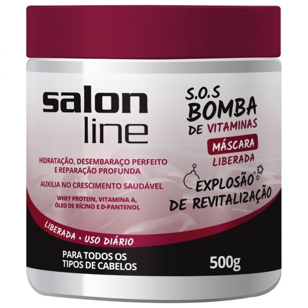 Máscara Sos Bomba Liberada 500g Salon Line