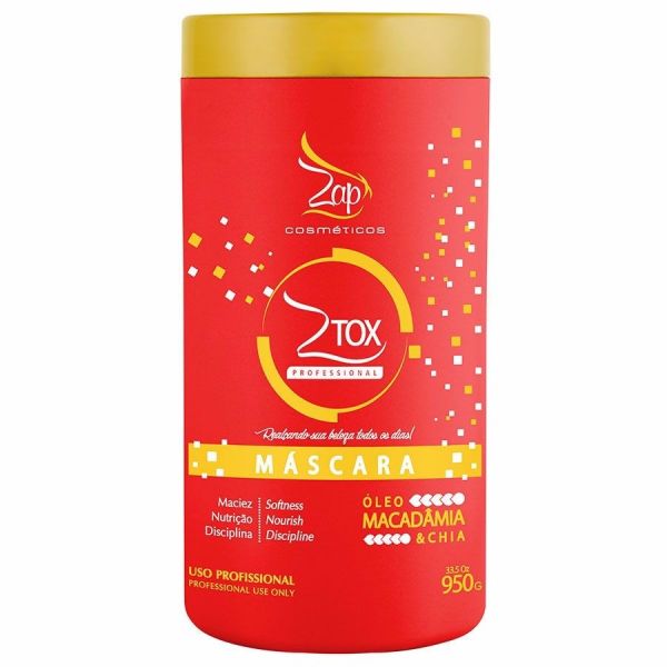 Zap Professional Botox Ztox Óleo De Macadâmia 950g