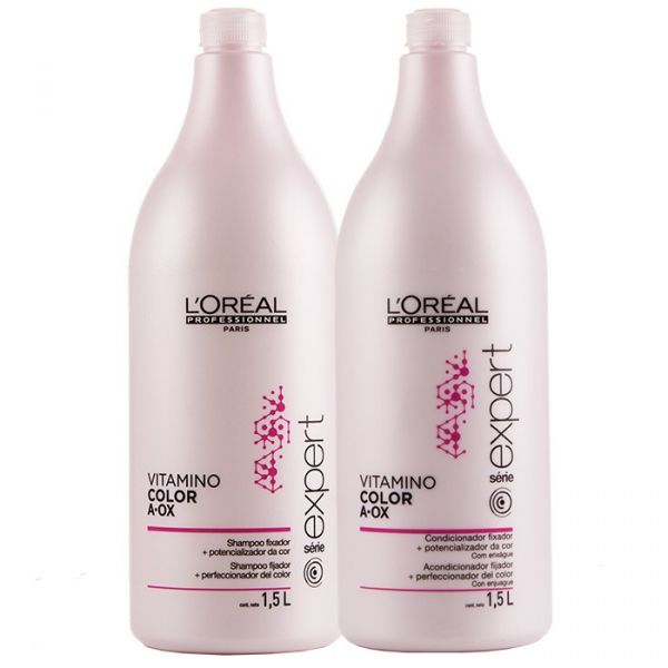 Loréal Kit Vitamino Color Shampoo 1,5l + Condicionador 1,5l