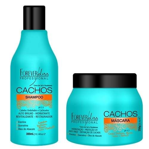 Forever Liss Kit Cachos Shampoo E Máscara