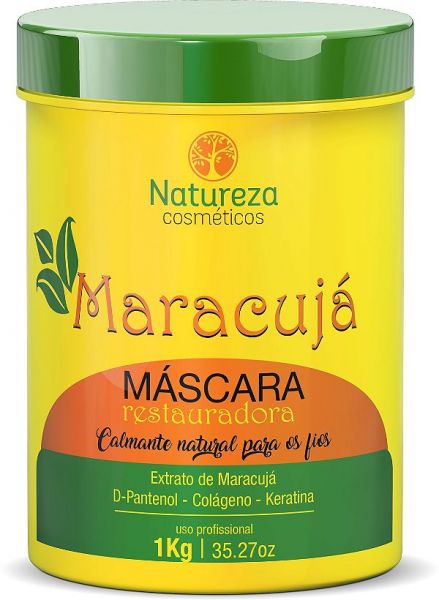 MÁSCARA MARACUJÁ 1 Kg NATUREZA COSMÉTICOS