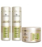 Kit Ultra Nutrição e Sedosidade- Shampoo Condicionador e Máscara -Essential Nutri - 250g -Luenz