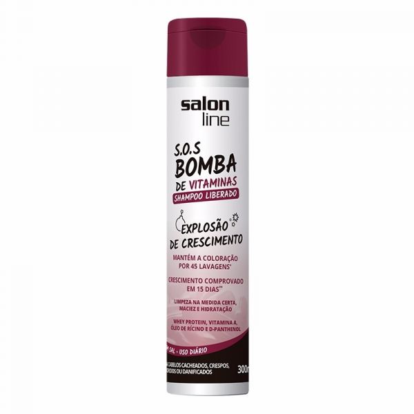 Shampoo Salon Line Liberado S.o.s Bomba De Vitaminas 300ml