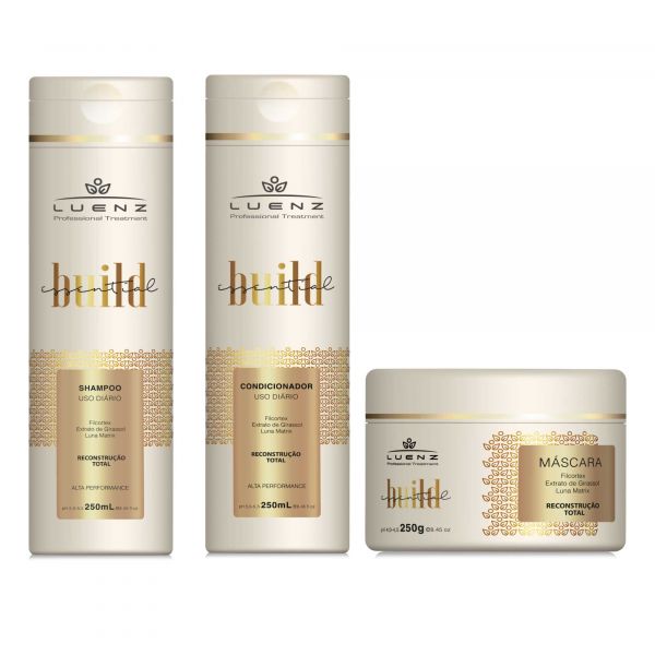 Kit Reconstrução Total Essential Build - 250g - Luenz Professional Treatment