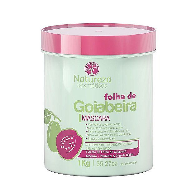 MÁSCARA FOLHA DE GOIABEIRA 1KG - NATUREZA COSMÉTICOS