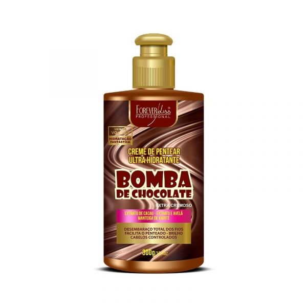 Creme De Pentear Bomba De Chocolate 300gr - Forever Liss